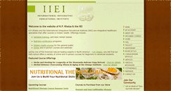 Desktop Screenshot of internationalintegrative.com