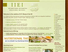 Tablet Screenshot of internationalintegrative.com